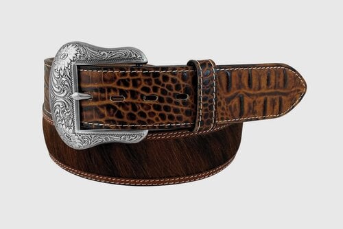 Crocodile print belt shop