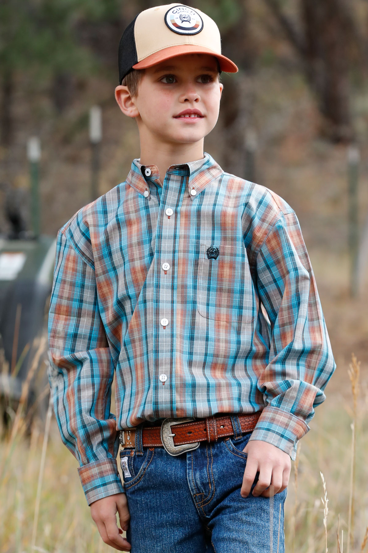 Boys cinch shirt best sale