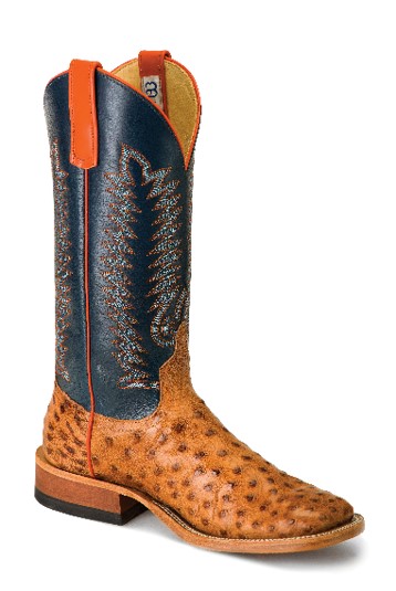Anderson bean steel clearance toe ostrich boots