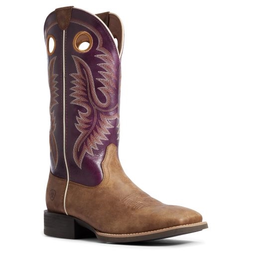 Ariat boots purple on sale