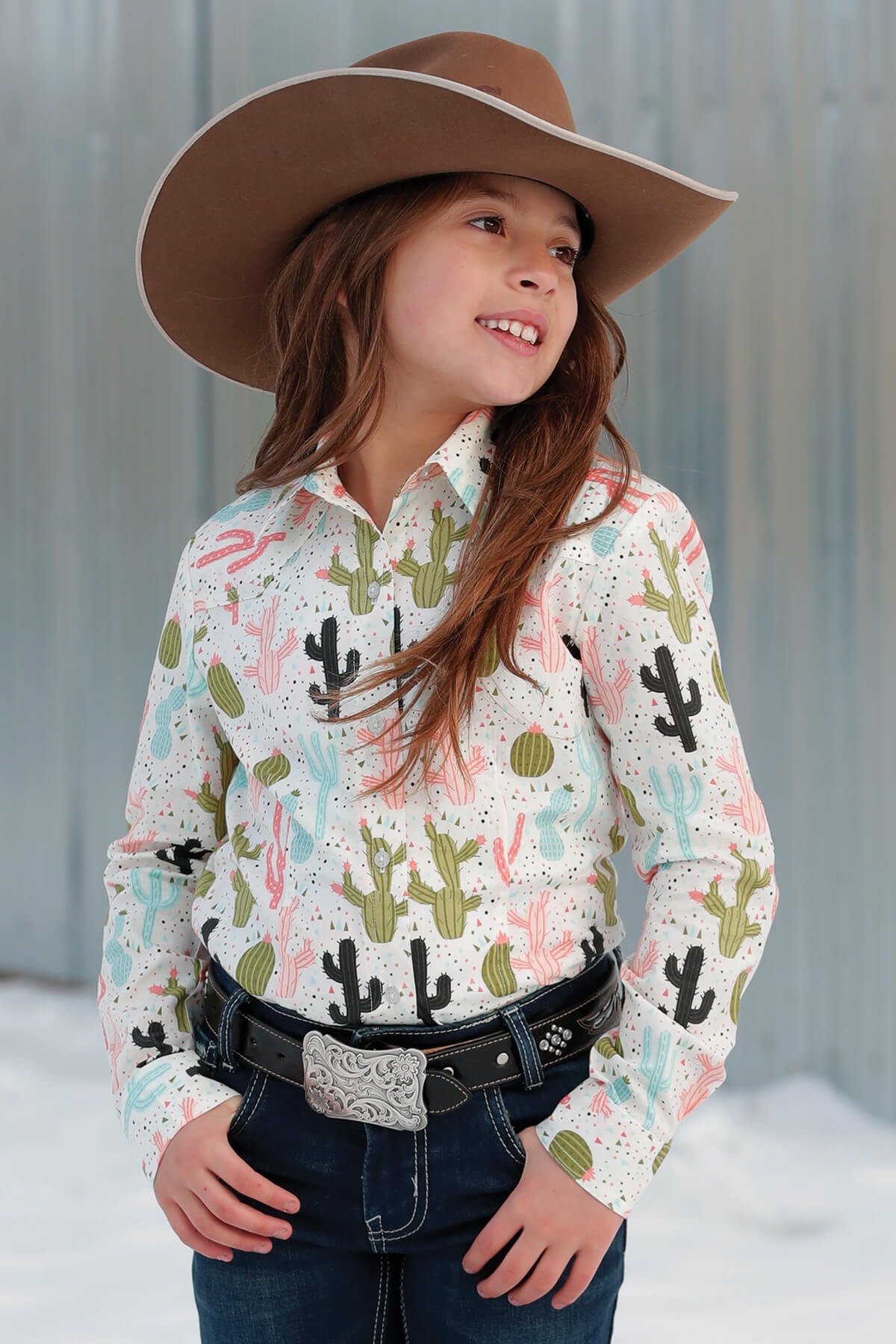 Cactus top western shirt
