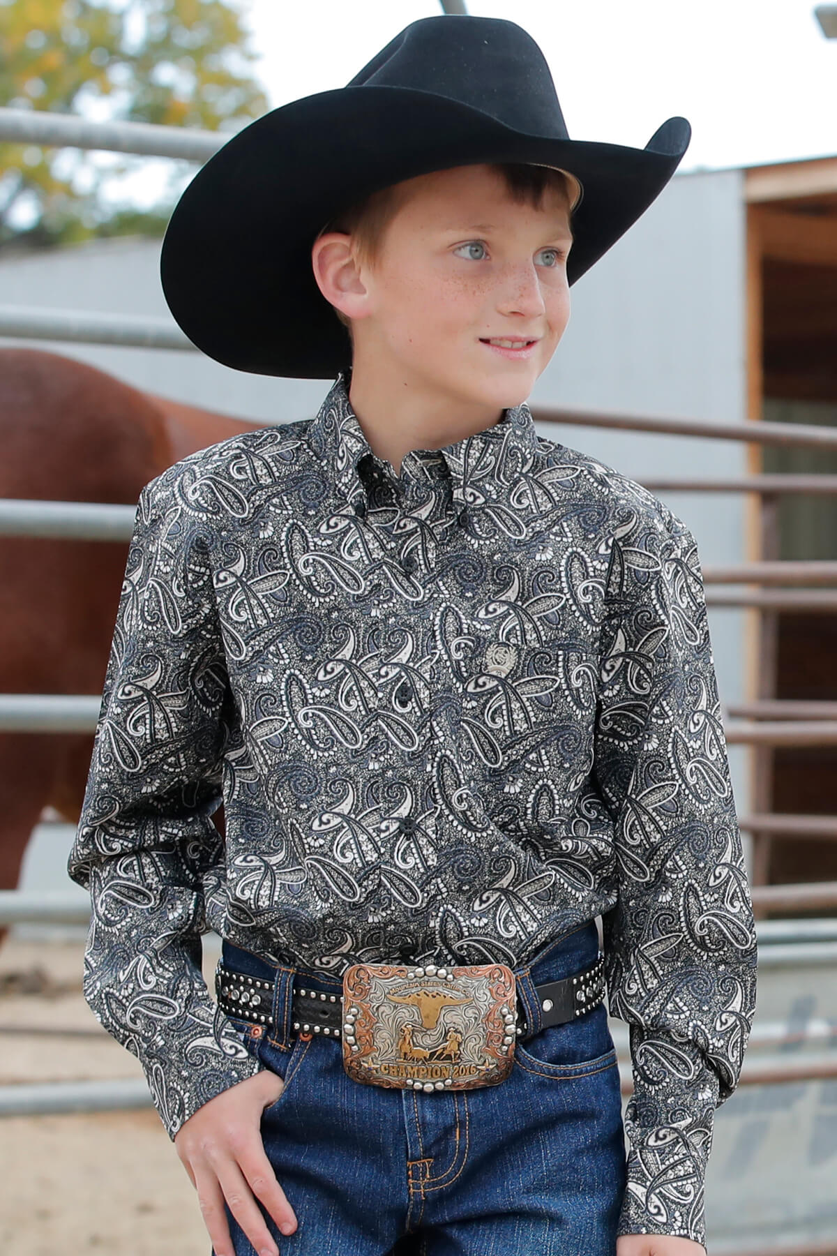 Paisley cowboy shirt hotsell