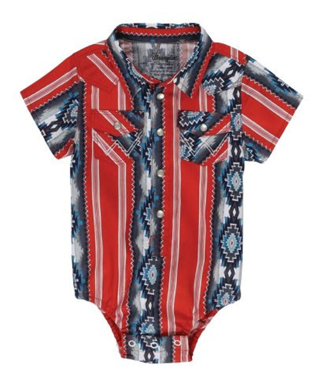 Infant pearl top snap shirt