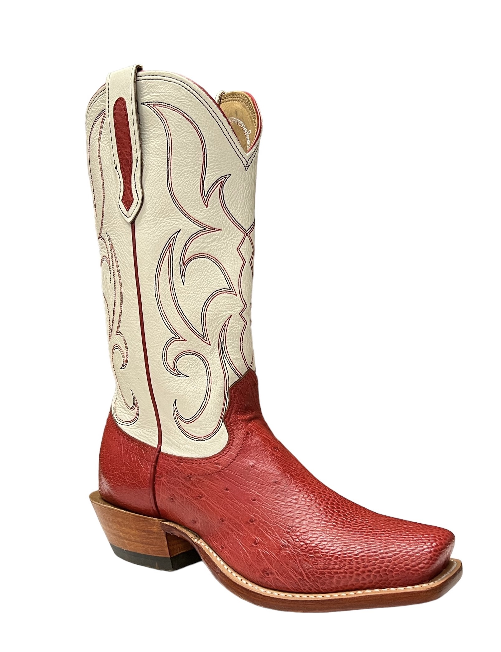 Jimmy s Exclusive Women s Fenoglio Red Smooth Ostrich Cream