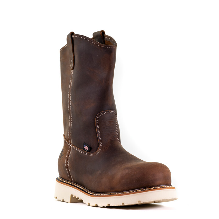 Wellington steel cheap toe work boots