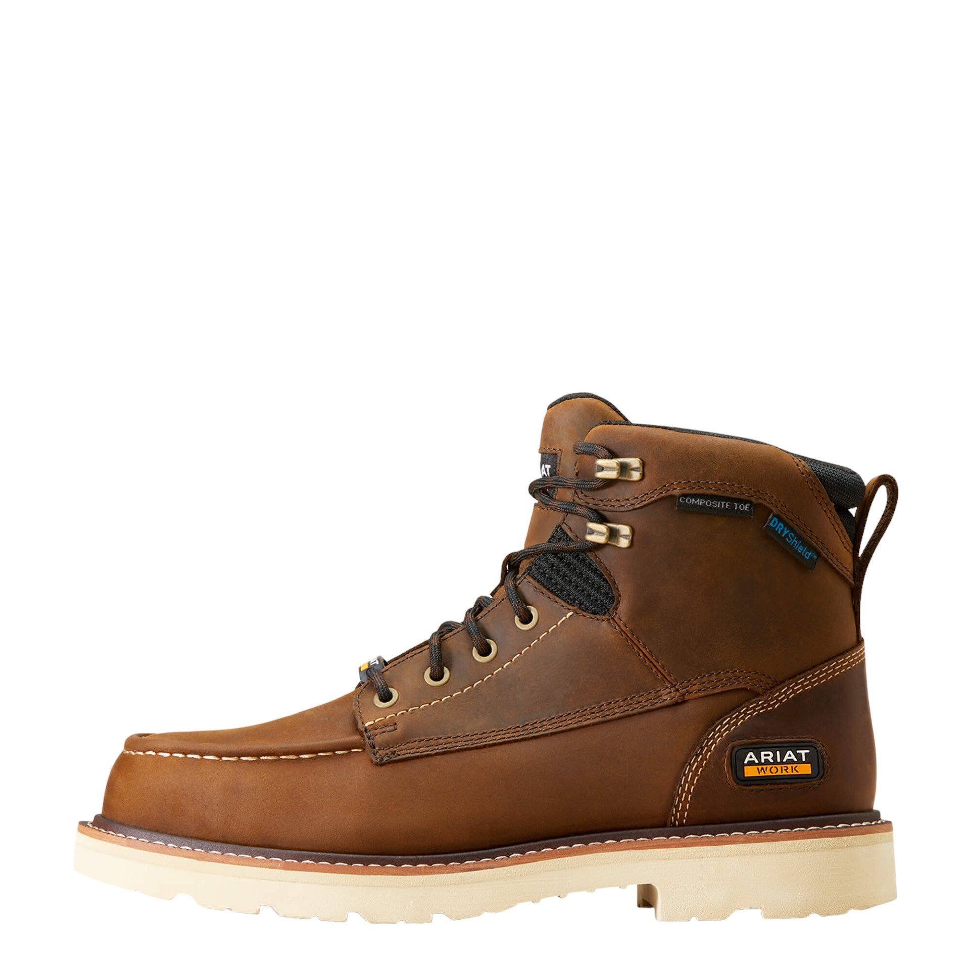 Composite toe shop work boots