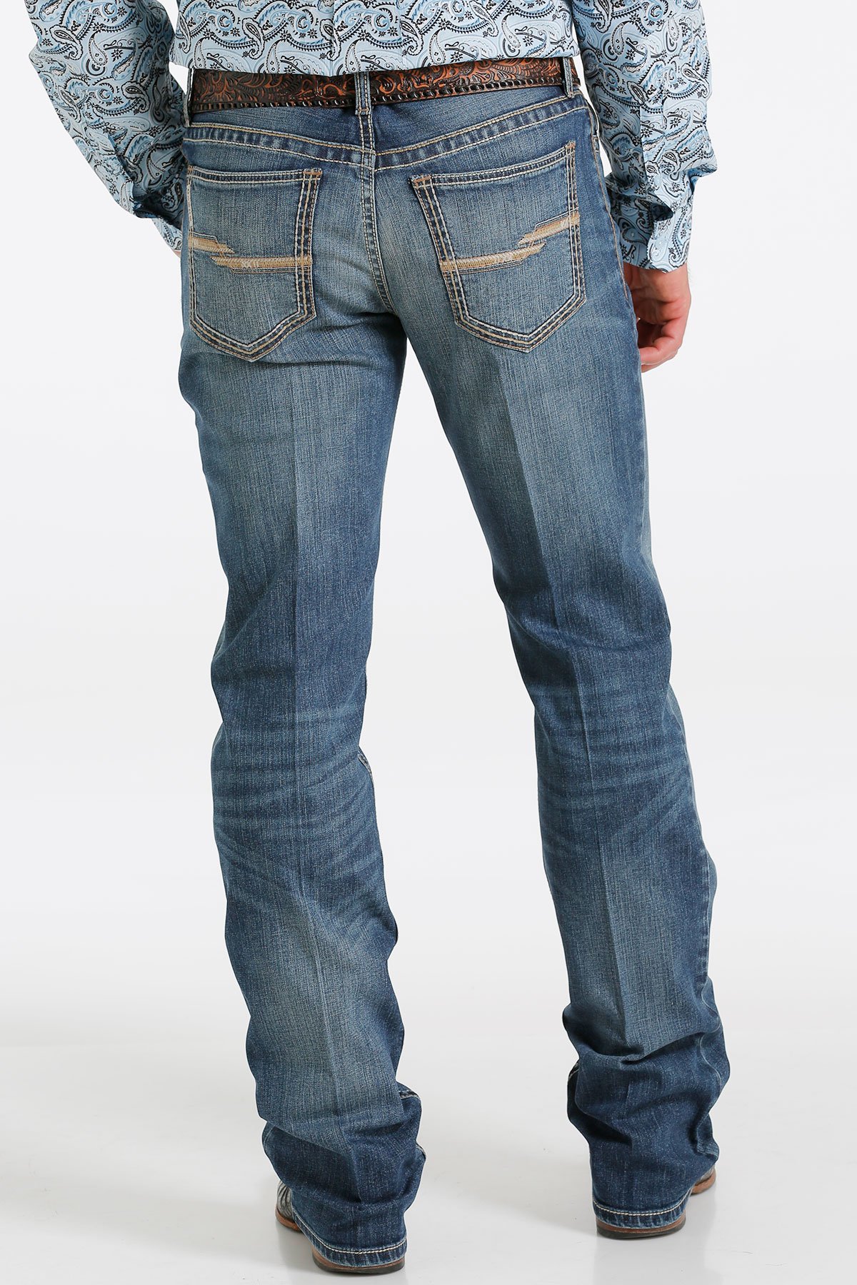 Men's Cinch Ian Dark Stonewash Slim Fit Jeans