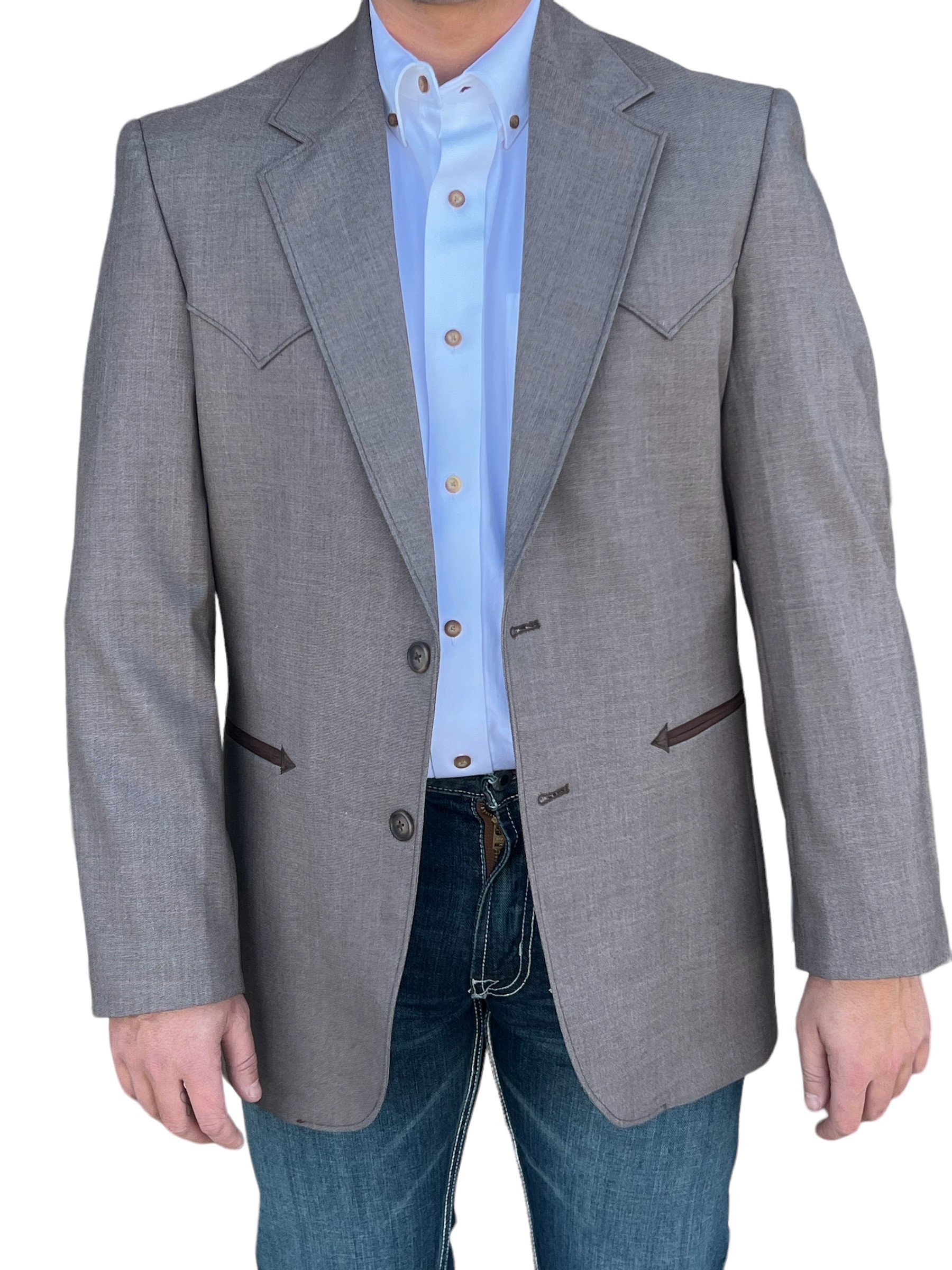 Men s Circle S Carson City Light Brown Sports Coat