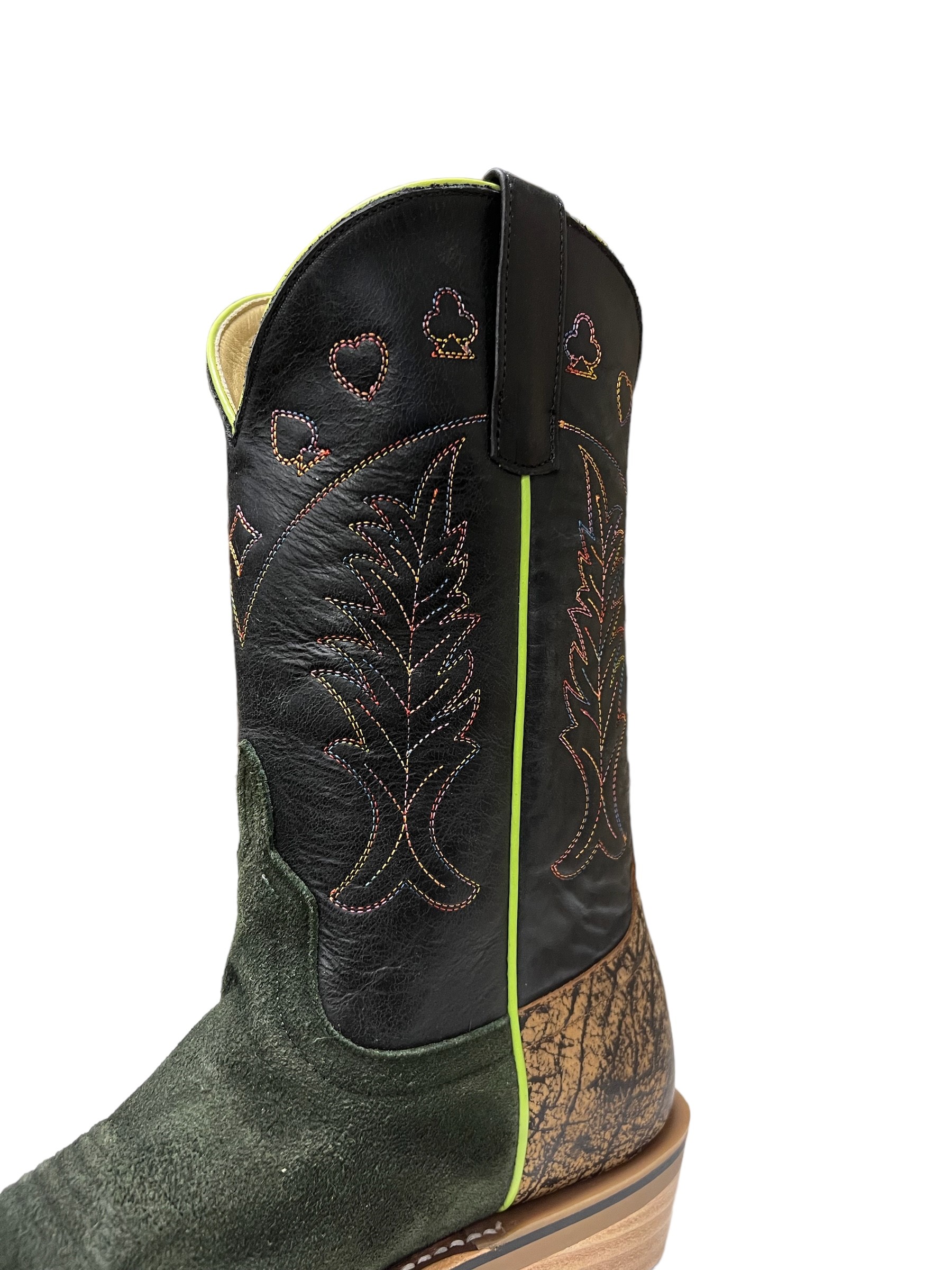 Men s Horse Power Top Hand Waxy Commander Emerald Roughout Boot Oklahoma s Premier Western Clothing Store