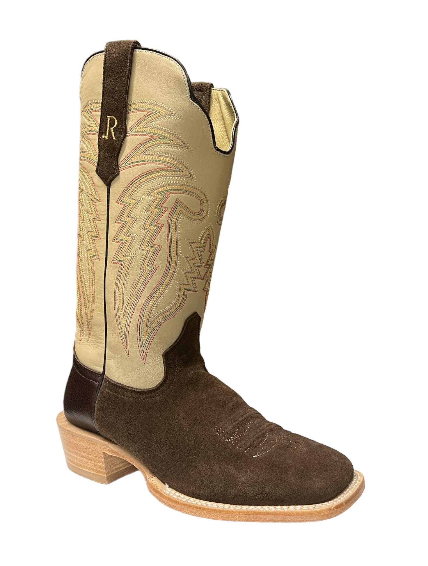 Men s R. Watson Chocolate Roughout Boots Oklahoma s Premier