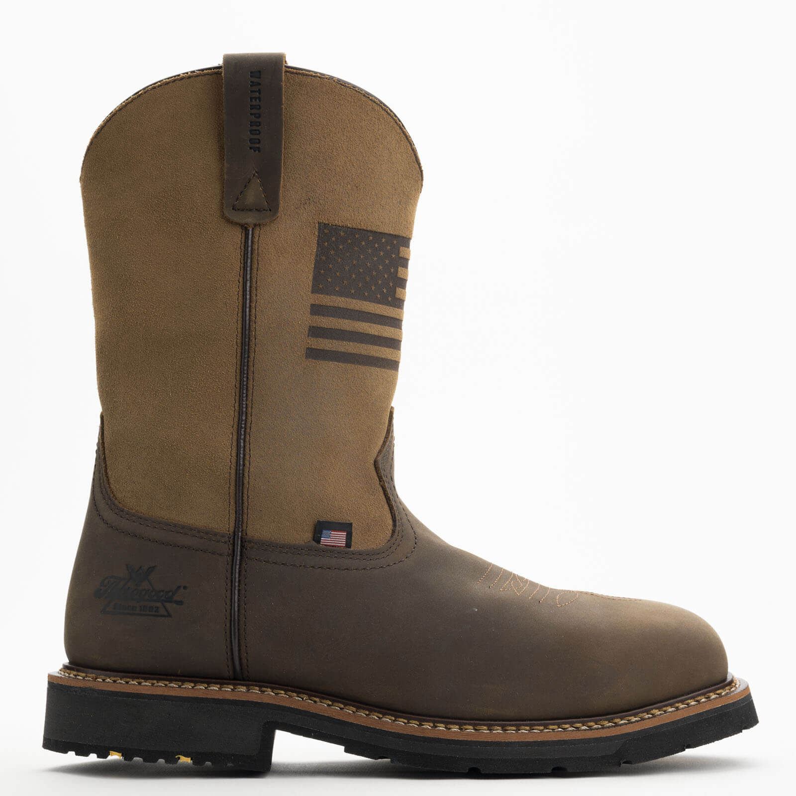 Men s Thorogood Square Toe Crazy Horse Composite Toe Waterproof Work Boots Oklahoma s Premier Western Clothing Store