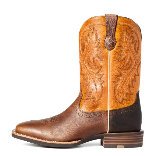 Men s Ariat Quickdraw Pinto Bean Sunrise Boots Oklahoma s Premier Western Clothing Store