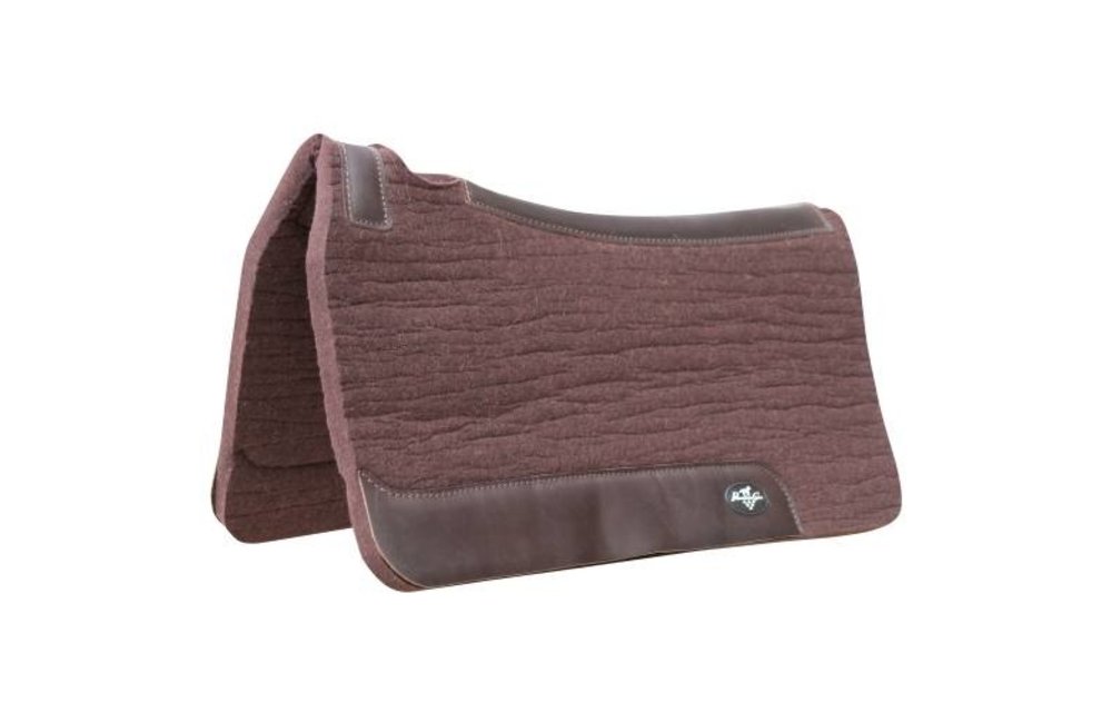 Professionals Choice Chocolate Steam Pressed Comfort Fit Saddle Pad 3/4" 31x32