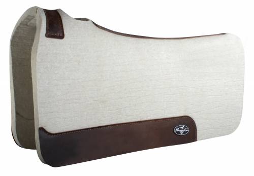 Professionals Choice Tan Steam Pressed Comfort Fit Saddle Pad 3/4" Thick 31x32