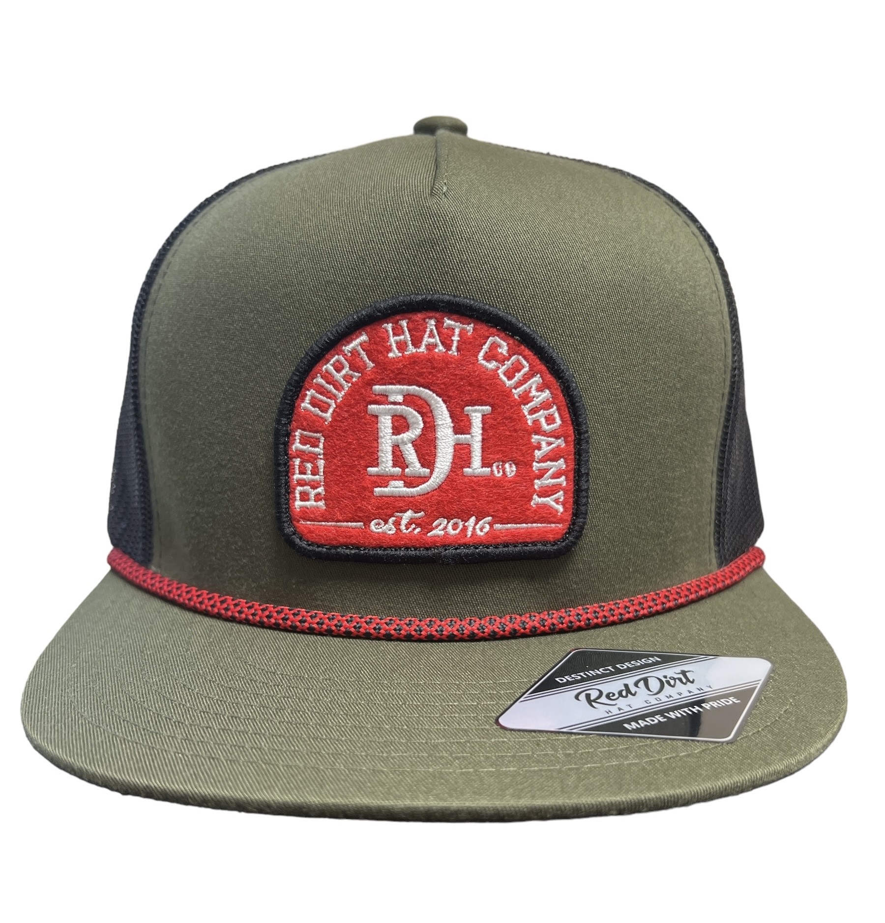 Red Dirt Hat Co Olive Ruger Cap
