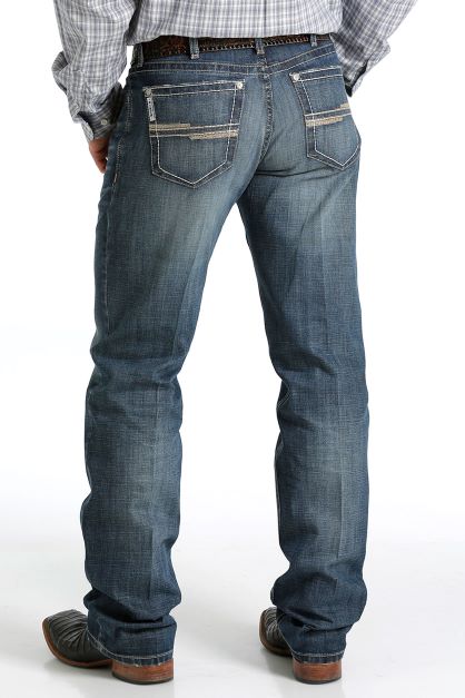 Men's Cinch Dark Stonewash White Label Straight Leg Jeans