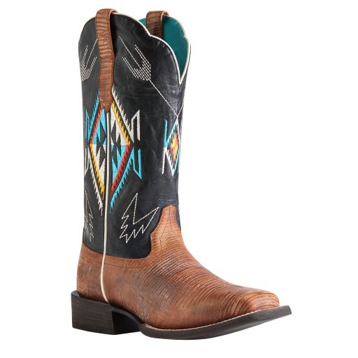 Women s Ariat Black Southwest Frontier Chimayo Boots Oklahoma s Premier Western Clothing Store