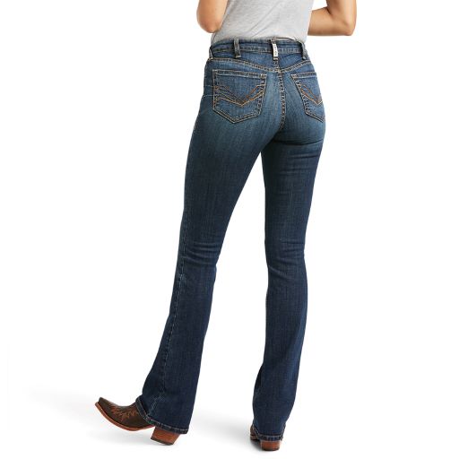 Women s Ariat Real High Rise Fernanda Boot Cut Jeans Oklahoma s Premier Western Clothing Store