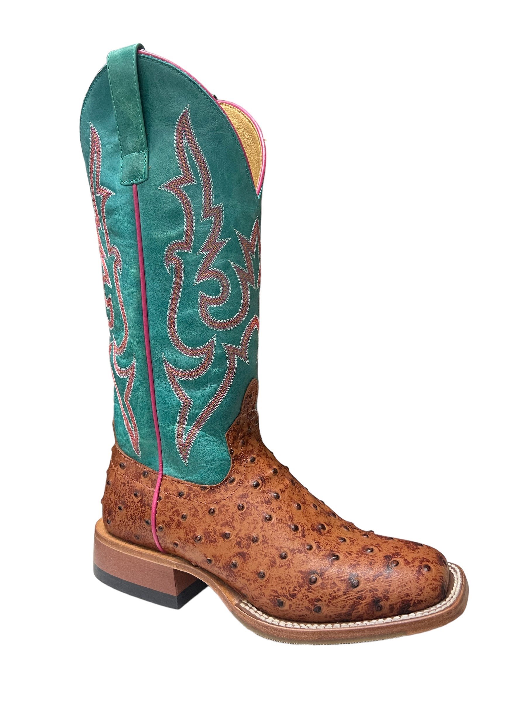 Women's ariat ostrich skin boots hotsell
