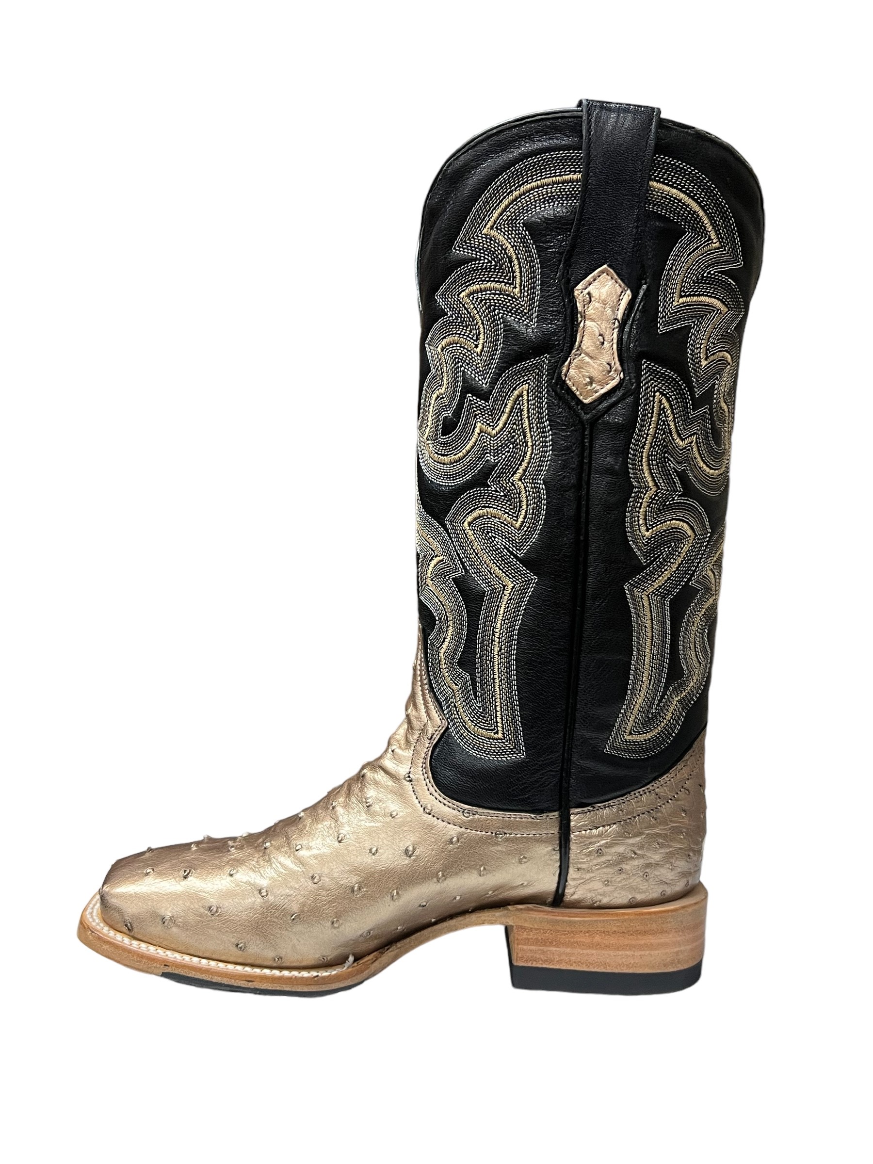 Women s Tanner Mark Black Label Sahara Gold Full Quill Ostrich
