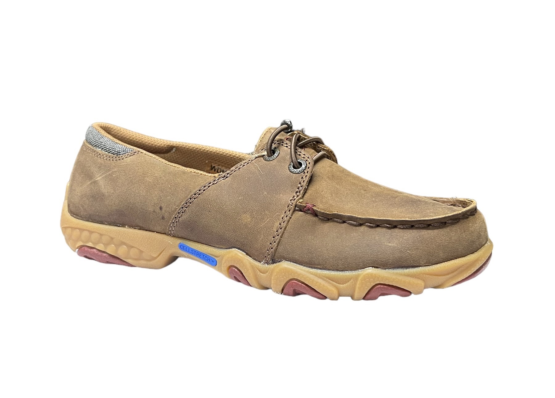 Women s Twisted X Pecan Cellstretch Boat Shoes Oklahoma s Premier Western Clothing Store