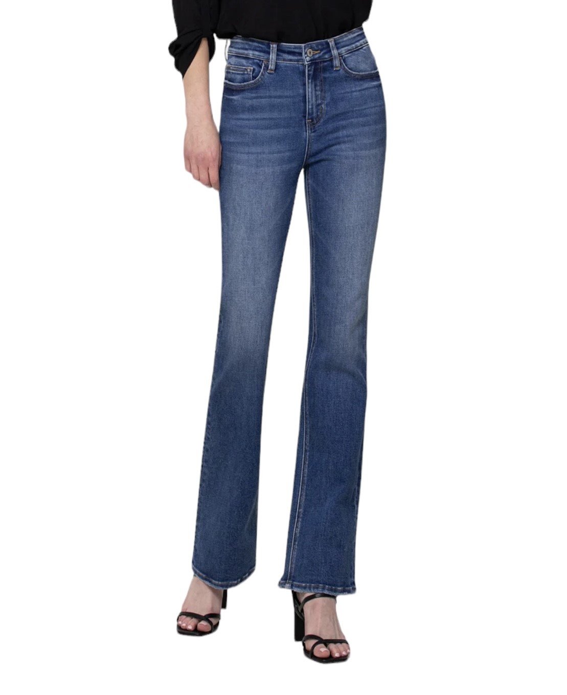 Women's Vervet Walk On Sunshine Slim High Rise Bootcut Jeans 
