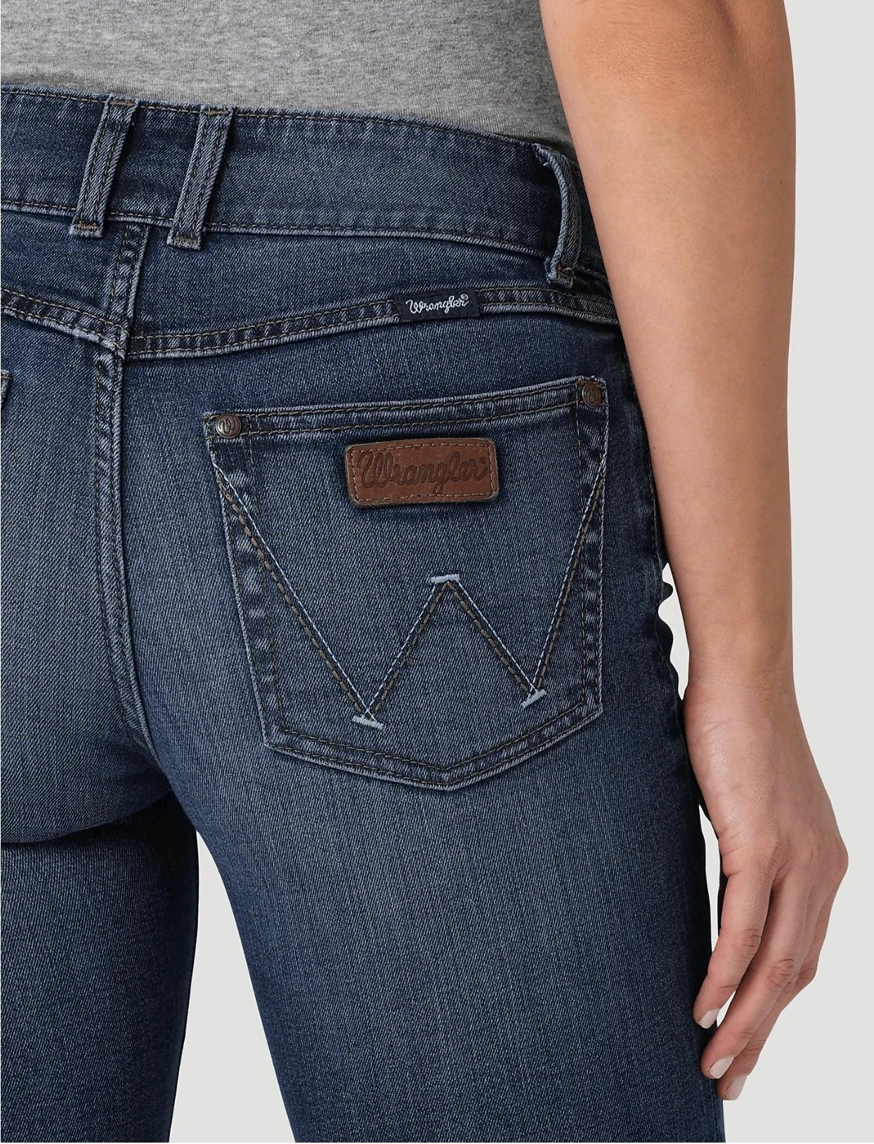 Women's Wrangler Retro Mae Dark Wash Trouser Jeans